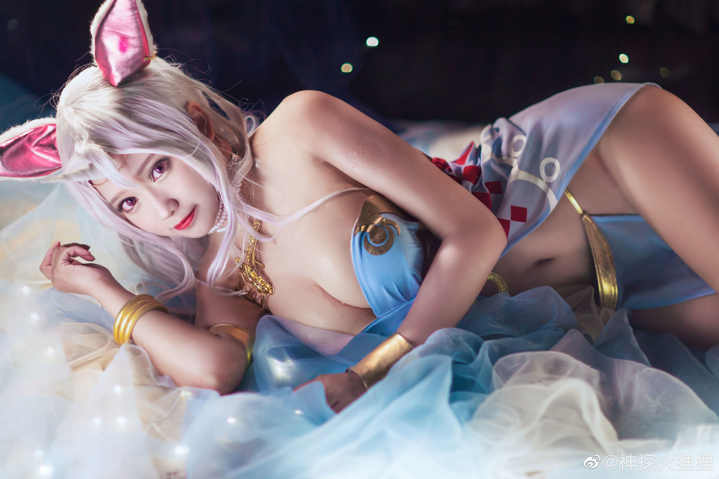 [Cosplay写真]动漫博主神探火狸狸诺拉沐恩睡衣(双生视界)插图8